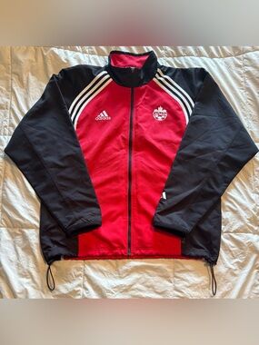 adidas Large Canada Track Windbreaker Jacket